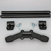 Clipon Adapter Plate w/ XL Black Bars Ducati Scrambler