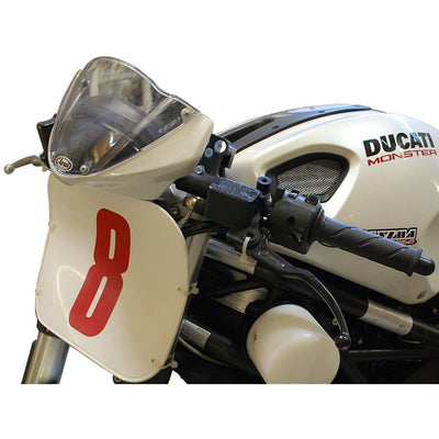 Clipon Adapter Plate w/ XL Black Bars Ducati Monster 696/796/1100