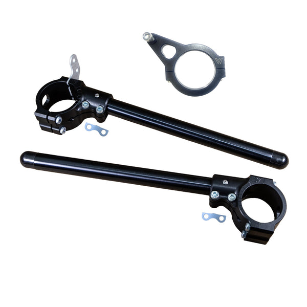 Woodcraft Zero Offset Woodcraft Motorcycle Clip-ons — Ducati V4 / V2