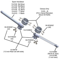 1.5 Inch Clip-on Riser  with 1