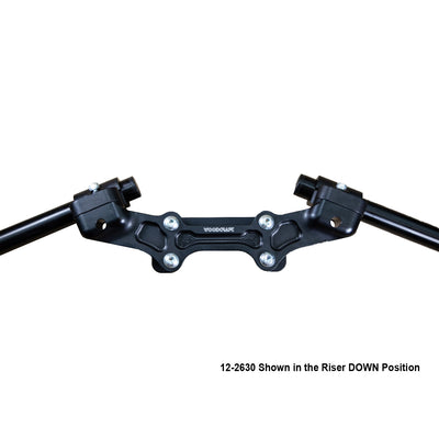 Clipon Adapter Plate w/ Std. Black Bars Ducati Monster 1200