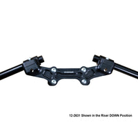 Clipon Adapter Plate w/ XL Black Bars Ducati Monster 821 2014-17