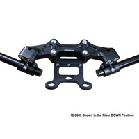 Ducati Monster 1200 2017-21 Clipon Adapter Plate  w/Gauge Mount 1.5