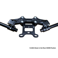 Ducati Monster 797/821 2018-21 Clipon Adapter Plate w/Gauge Mount 1.5 inch Standard Rise w/ BXL bars