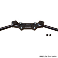 Ducati Monster 937 2021-22 Riser Adapter Plate w/ Standard Black Bars