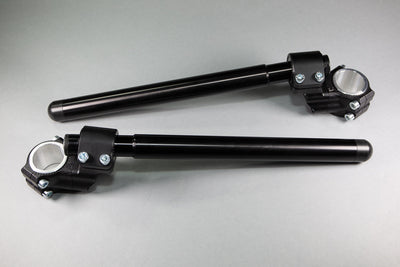 35mm Rise Side Mount Adjustable Angle Clipon Risers (with special 1" bars)