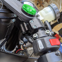 35MM Rise Side Mount Adjustable Angle Clipon Risers for Kawasaki 2013+ ZX-6