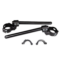 12-2755D BMW S1000RR Side Mount 35mm Rise Adjustable Angle Clipon Risers, 55mm w/ OEM Clipon Delete