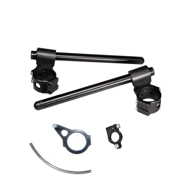 Woodcraft Front Mount Adjustable Clip-ons — Ducati Panigale V4