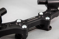 Ducati Monster 1200 '14-16 Front Mount 35mm Eccentric Adapter Plate , Black Bars