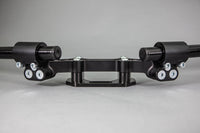 Ducati Monster 1200 '14-16 Front Mount 35mm Eccentric Adapter Plate , Black Bars