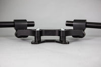 Ducati Monster 1200 '14-16 Front Mount 35mm Eccentric Adapter Plate , Black Bars
