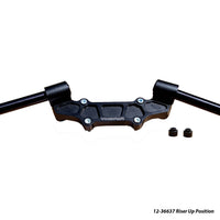 Ducati Monster 937 Adjustable Riser Adapter Plate w/ Standard Black Bars