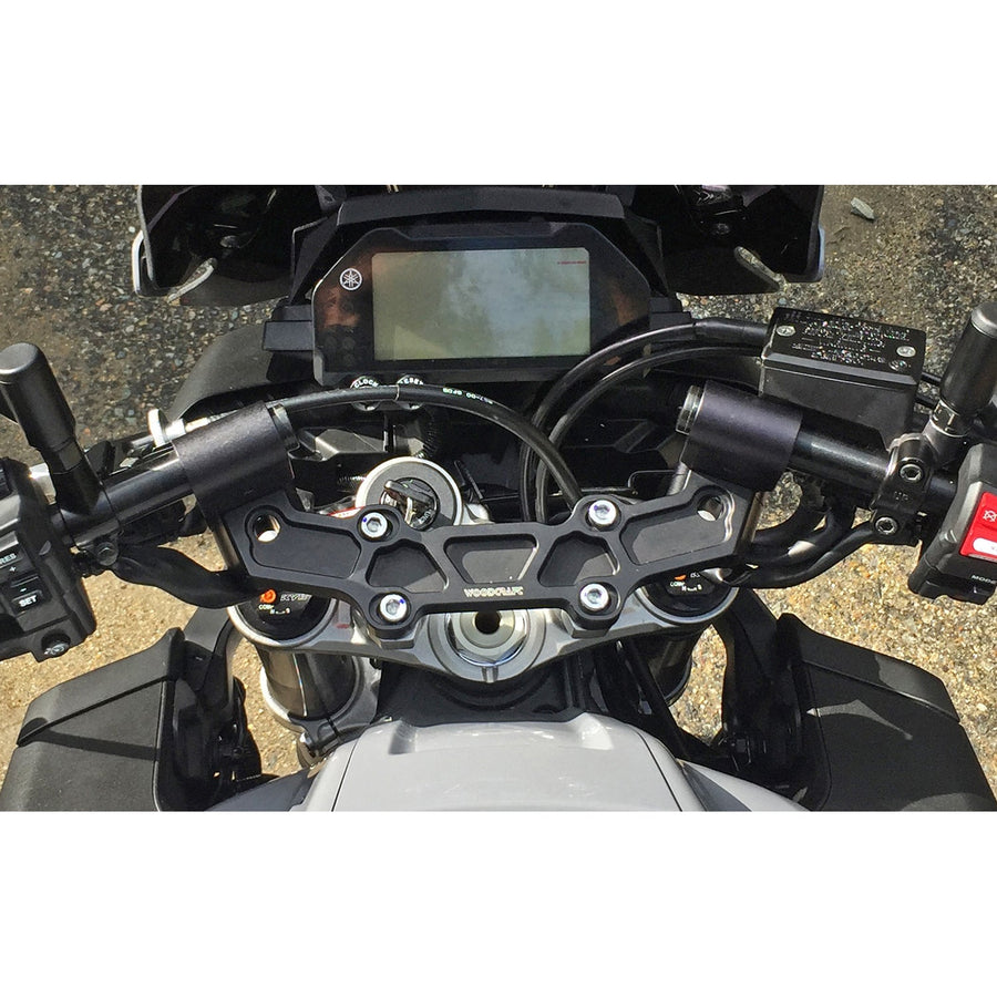 Clipon Adapter Plate w/ Long Black Bars Yamaha FZ-10 2017, MT-10