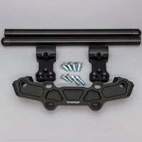 Clipon Adapter Plate w/ Long Black Bars Yamaha FZ-10 2017, MT-10