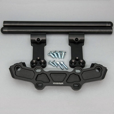 Clipon Adapter Plate w/ Long Black Bars Yamaha FZ-10 2017, MT-10