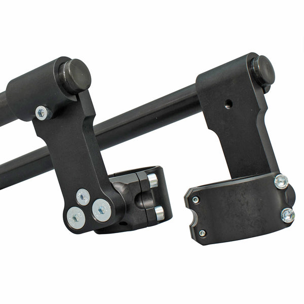 Woodcraft 3 Inch Clip-on Riser with 7/8" Bars — Black