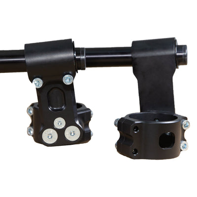 75mm Rise Front Mount Adjustable Angle Clipon Risers (with standard 7/8" bars)