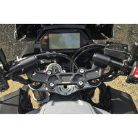 12-76416 2017-22 Yamaha FZ10 MT10 Front Mount 75mm Eccentric Adjustable Adapter Plate