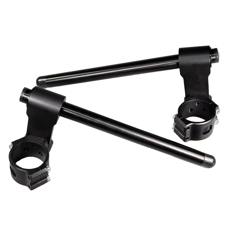 BMW R Nine T 55mm Adjustable Angle 75mm Rise Clip-on Riser  with Standard Black Bars