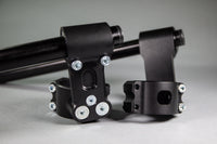 BMW R Nine T 55mm Adjustable Angle 75mm Rise Clip-on Riser  with Standard Black Bars
