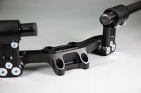 Adjustable Riser Clipon Adapter Plate w/ XL Black Bars Ducati Scrambler 35mm Front Adjustable Rise