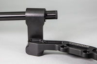 Adjustable Riser Clipon Adapter Plate w/ XL Black Bars Ducati Scrambler 35mm Front Adjustable Rise