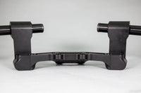 Adjustable Riser Clipon Adapter Plate w/ XL Black Bars Ducati Monster 696/796/1100 75mm Front Adjustable Rise