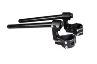 12-7741-78BK1 Kawasaki Ninja 650, Z650 75MM Rise Side Mount Adjustable Angle Clipon Risers