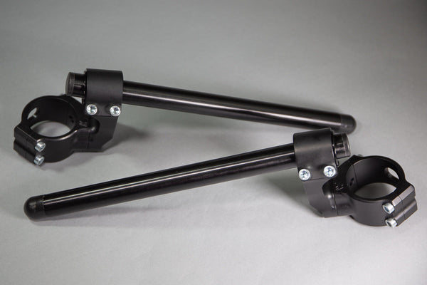 Woodcraft 75mm Rise Side Mount Adjustable Angle Clipon Risers (with special 1" bars) - DISC