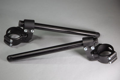 75mm Rise Side Mount Adjustable Angle Clipon Risers (with special 1" bars) - DISC