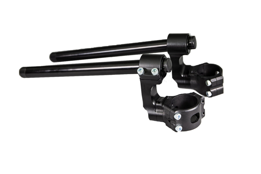 Aprilia Tuono V4 1100 51mm Side Mount 75mm Rise Adjustable Angle Clipon Risers