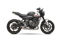 Yoshimura Race AT2 Stainless Full Exhaust w/ Stainless Muffler, Triumph Trident 660 2021–2023