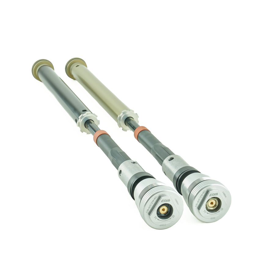 Front Fork Cartridges 25IDS Yamaha YZF-R1 2015>KYB 15mm Top Caps 130mm