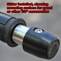 16-2299B OEM Handlebars ONLY.        Suzuki GSXR/SV, Kawasaki Z125 Bar End Slider w/ Guard Mount Set