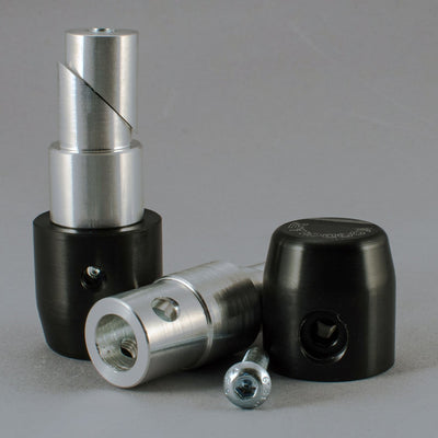 16-2299B OEM Handlebars ONLY.        Suzuki GSXR/SV, Kawasaki Z125 Bar End Slider w/ Guard Mount Set