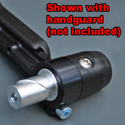 16-2299 OEM Handlebars ONLY. Suzuki GSXR/SV, Kawasaki Z125 Bar End Slider w/ Guard Mount (single side)