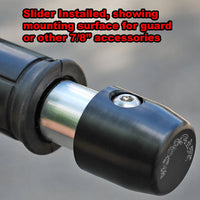 16-9299 Heavy Duty Plastic Bar End Slider with Guard Mount (Single Side)