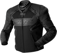 S-1 Mesh D3O Leather Jacket — Black