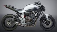 Yoshimura Race R-77 Stainless Full Exhaust w/ Carbon Fiber Muffler, Yamaha MT-07 / FZ-07 / YZF-R7 2015–2026