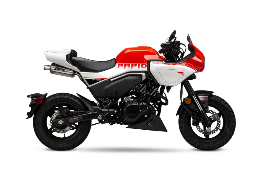 Yoshimura Street RS-9 Stainless Slip-On Exhaust w/ Aluminum Muffler, CF-MOTO Papio SS 2024–2025