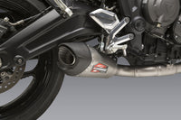 Yoshimura Race AT2 Stainless Full Exhaust w/ Stainless Muffler, Triumph Trident 660 2021–2023
