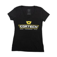 Women's Cortech Logo SS Tee — Black