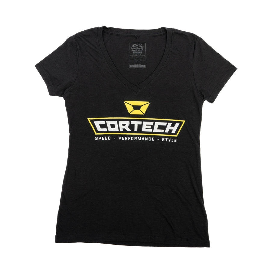 Women's Cortech Logo SS Tee — Black