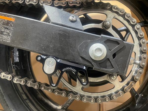Woodcraft Superbike Lifters with 8mm Slider Pucks — 2018-2023 Kawasaki Ninja 400 / Z400 / Ninja 500