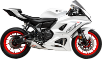 Yoshimura Race AT2 Stainless Full Exhaust w/ Stainless Muffler, Yamaha MT-07 / FZ-07 / YZF-R7 2018–2026
