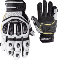 Tractech Evo 4 Short CE Gloves — Black/Black/Black