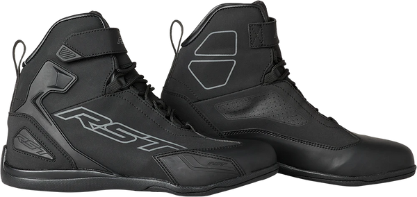 Sabre Moto Shoe CE Waterproof Boots — Black