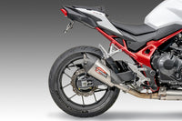 Yoshimura Street AT2 Stainless Slip-On Exhaust w/ Stainless Muffler, Honda CB750 Hornet 2025–2026