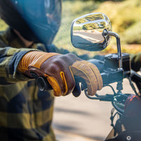 Bully Short Cuff Leather Gloves — Black